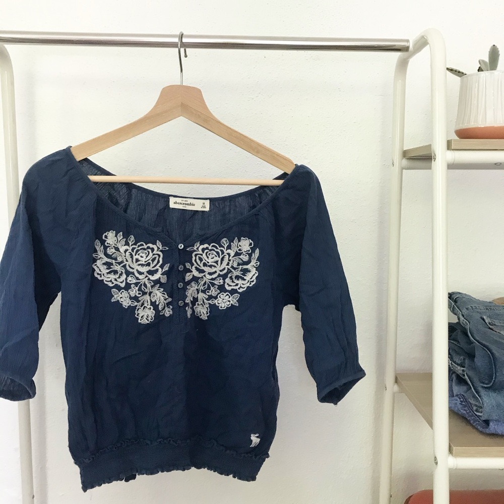 Abercrombie Kids, Size M, Blue top! Barely worn!